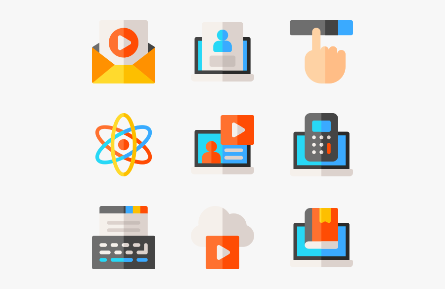 Online Learning, Transparent Clipart