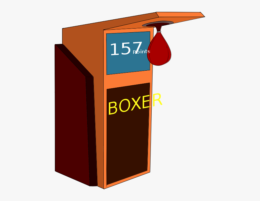 Free Clipart - Arcade Boxing Machine Clipart, Transparent Clipart