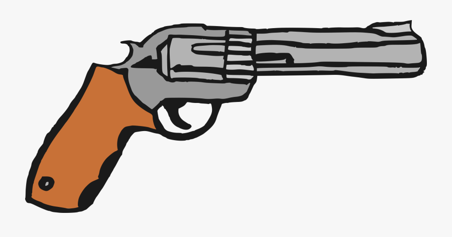 Transparent Pistol Clipart - Comic Pistol Png, Transparent Clipart