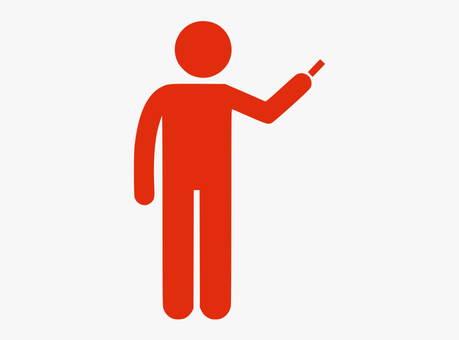 Transparent Presentation Clipart - Teacher Clipart Silhouette, Transparent Clipart