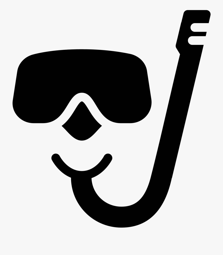 Snorkel Filled Icon - Snorkeling Icon, Transparent Clipart