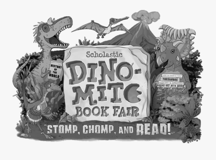 Scholastic Dino Mite Book Fair, Transparent Clipart