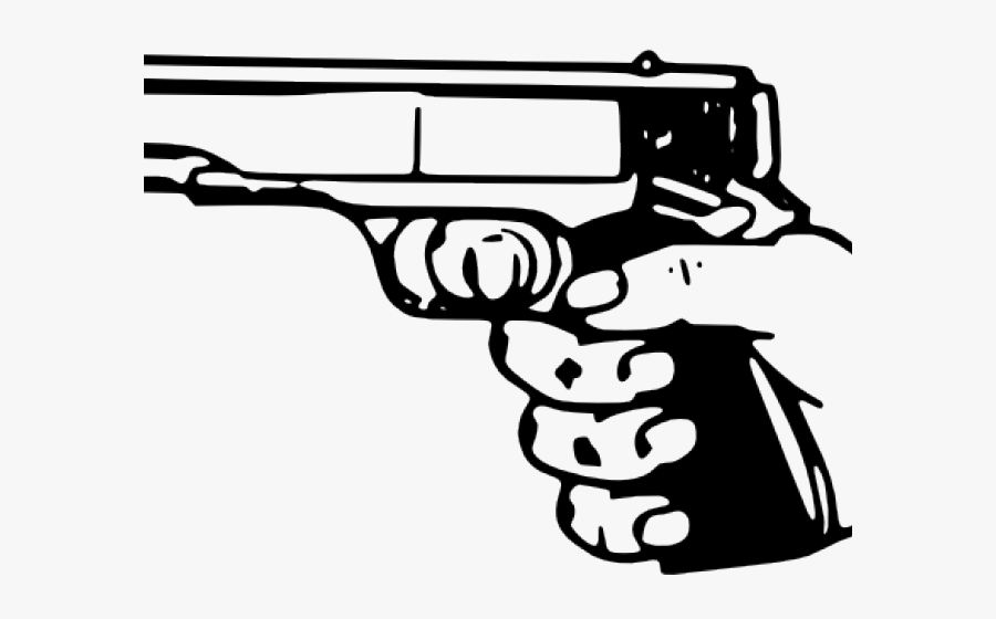 Gun Vector Png White, Transparent Clipart