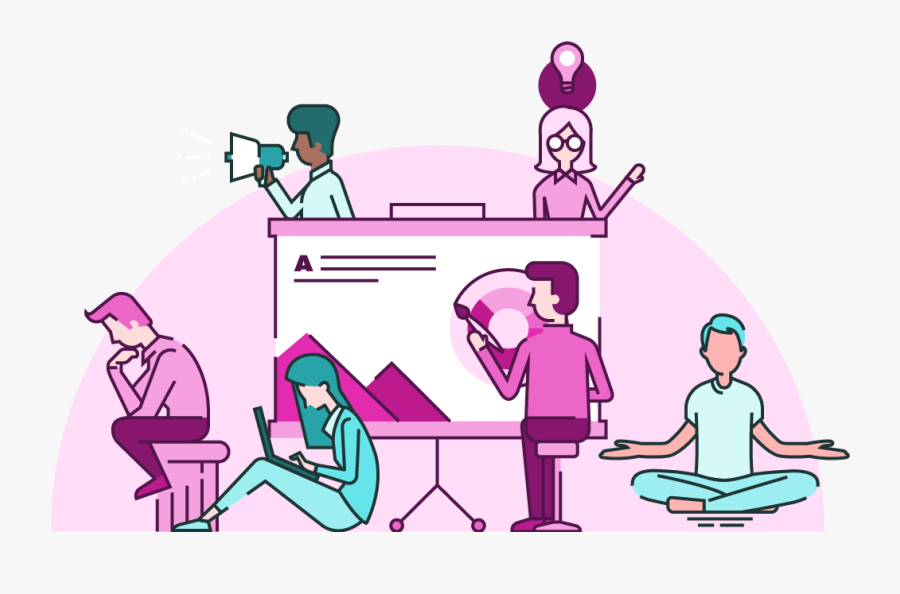 Notes Clipart Research Presentation - Presentation Group Clipart, Transparent Clipart