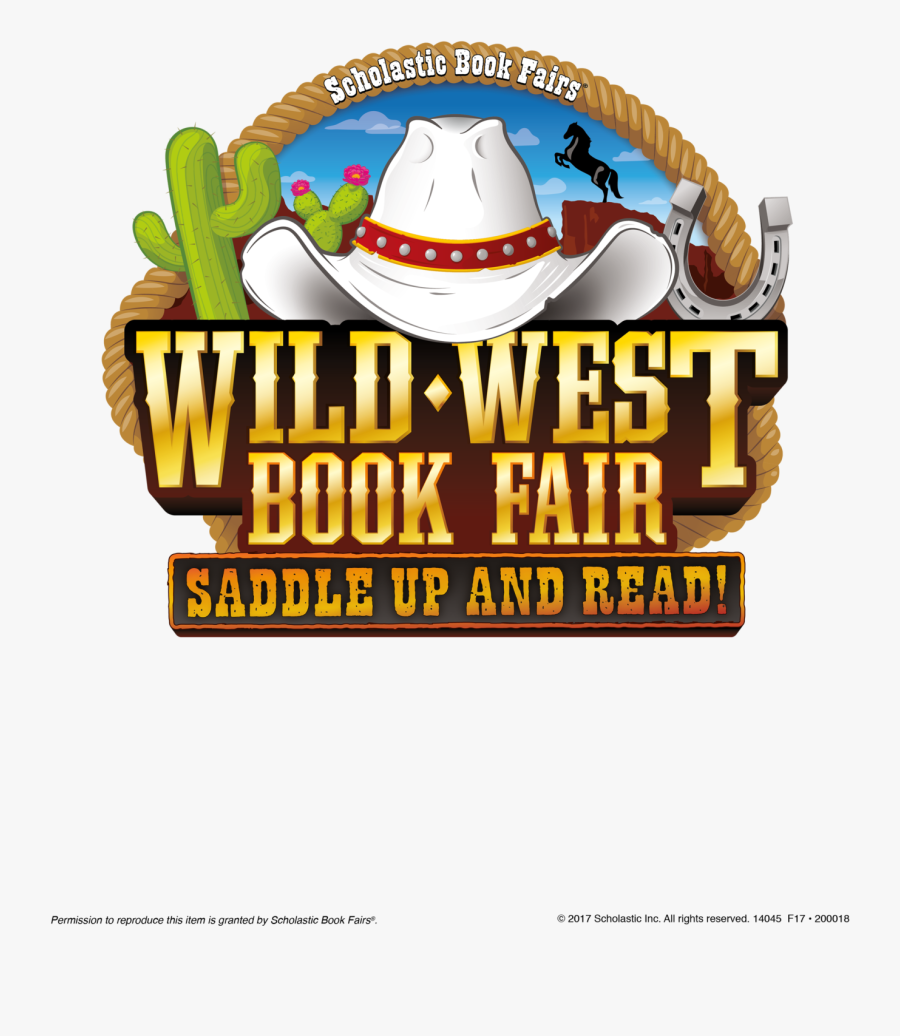 Wild West Book Fair - Poster, Transparent Clipart