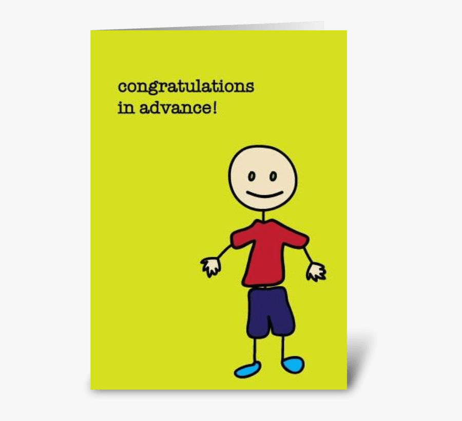 Premature Congratulations Greeting Card - Cartoon, Transparent Clipart