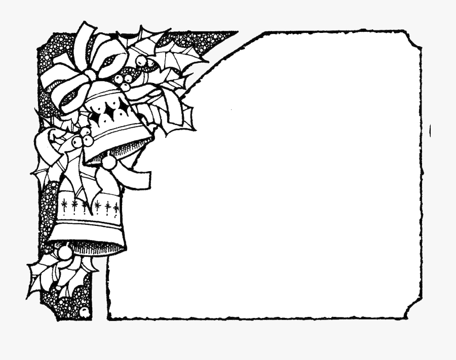 Fair Clipart Black And White - Christmas Card Clipart Black And White, Transparent Clipart