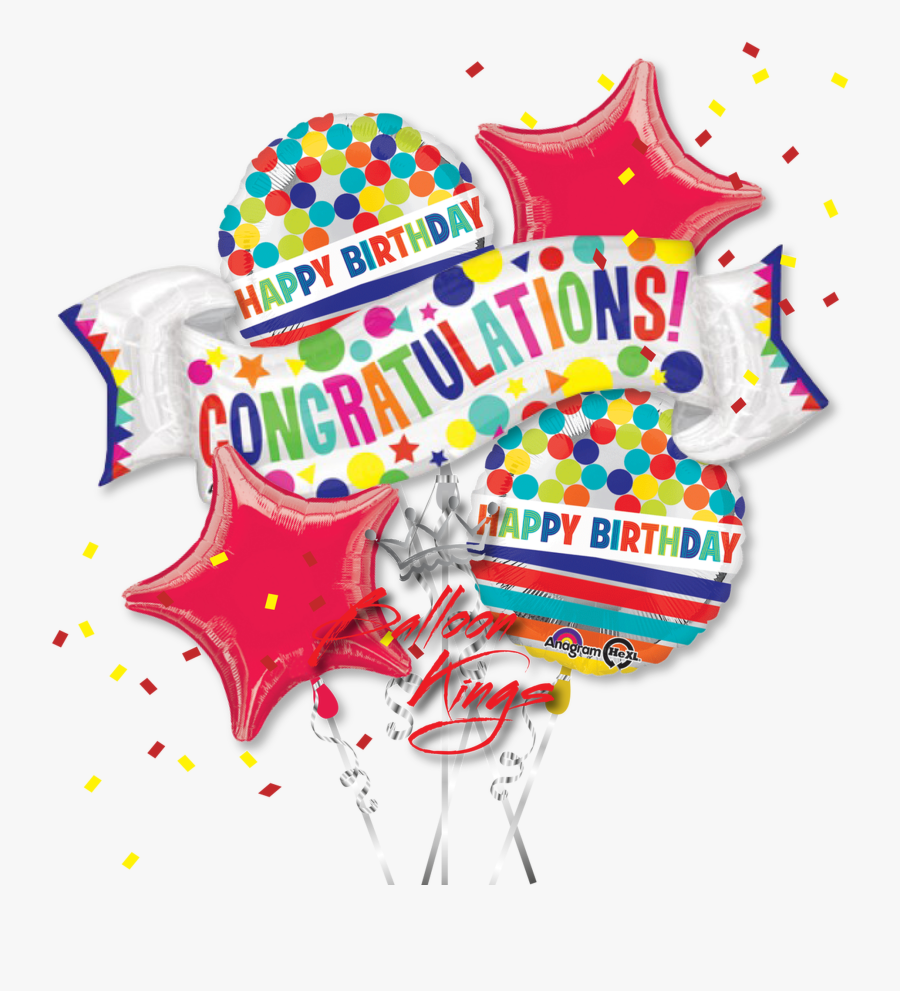 Congratulations Banner Bouquet, Transparent Clipart