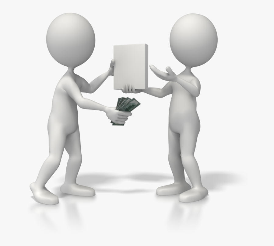 Powerpoint Clipart Collaboration - Customer Transaction, Transparent Clipart