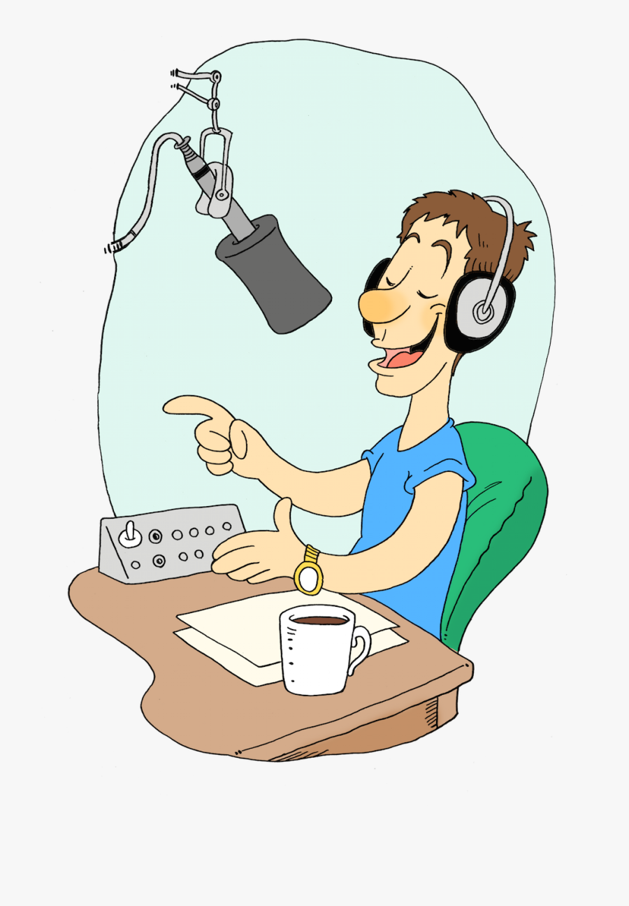 Radio Presenter - Radio Presenter Clipart, Transparent Clipart