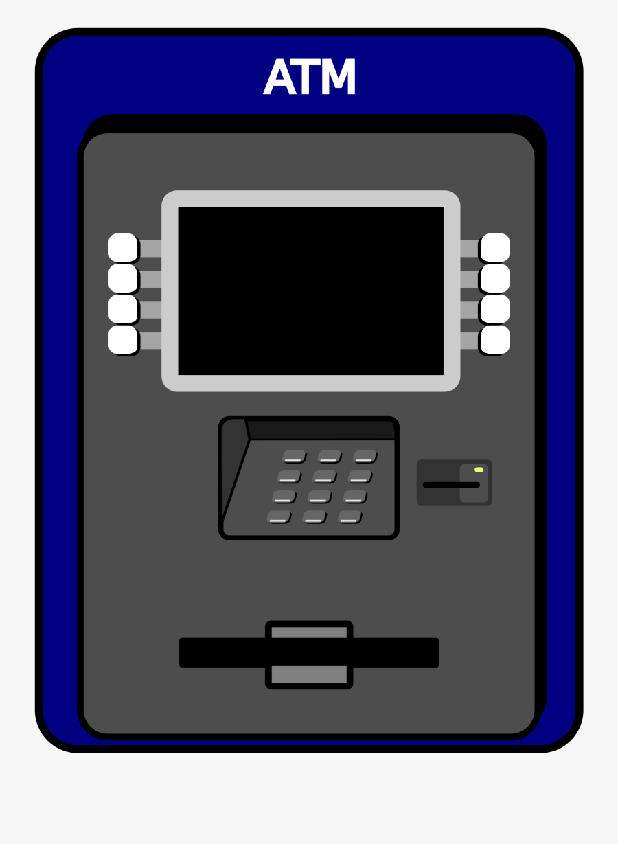 Cash Machines Clipart - Atm, Transparent Clipart