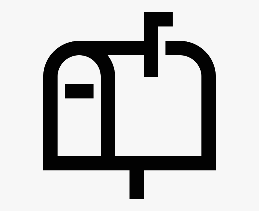 Post Office Box Symbol, Transparent Clipart