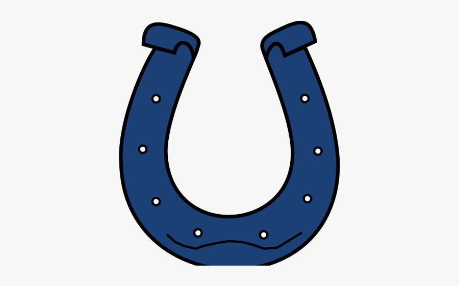 Blue Horseshoe Clipart, Transparent Clipart