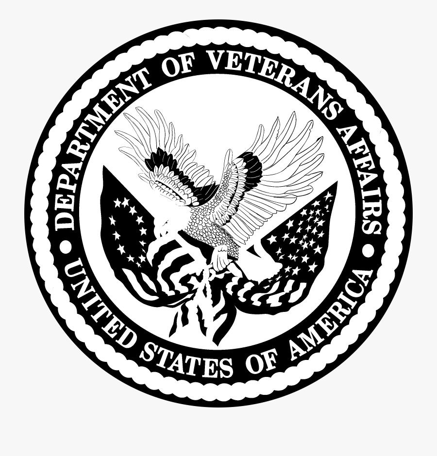 Department Of Veterans Affairs Logo Black And White - Vector Veteran Affairs Logo, Transparent Clipart