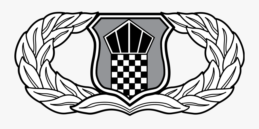 Air Force Maintenance Badge, Transparent Clipart