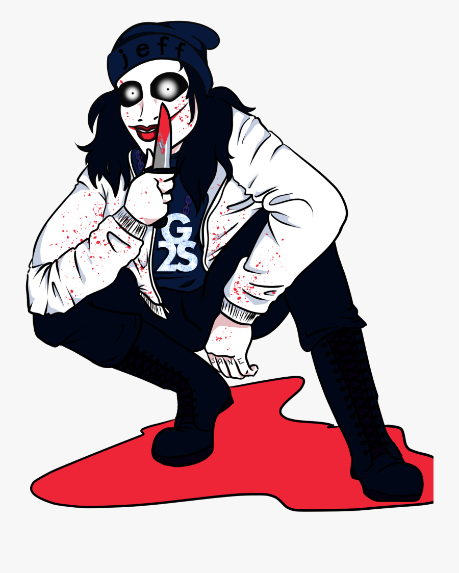 Jeff The Killa - Gangsta Jeff The Killer, Transparent Clipart