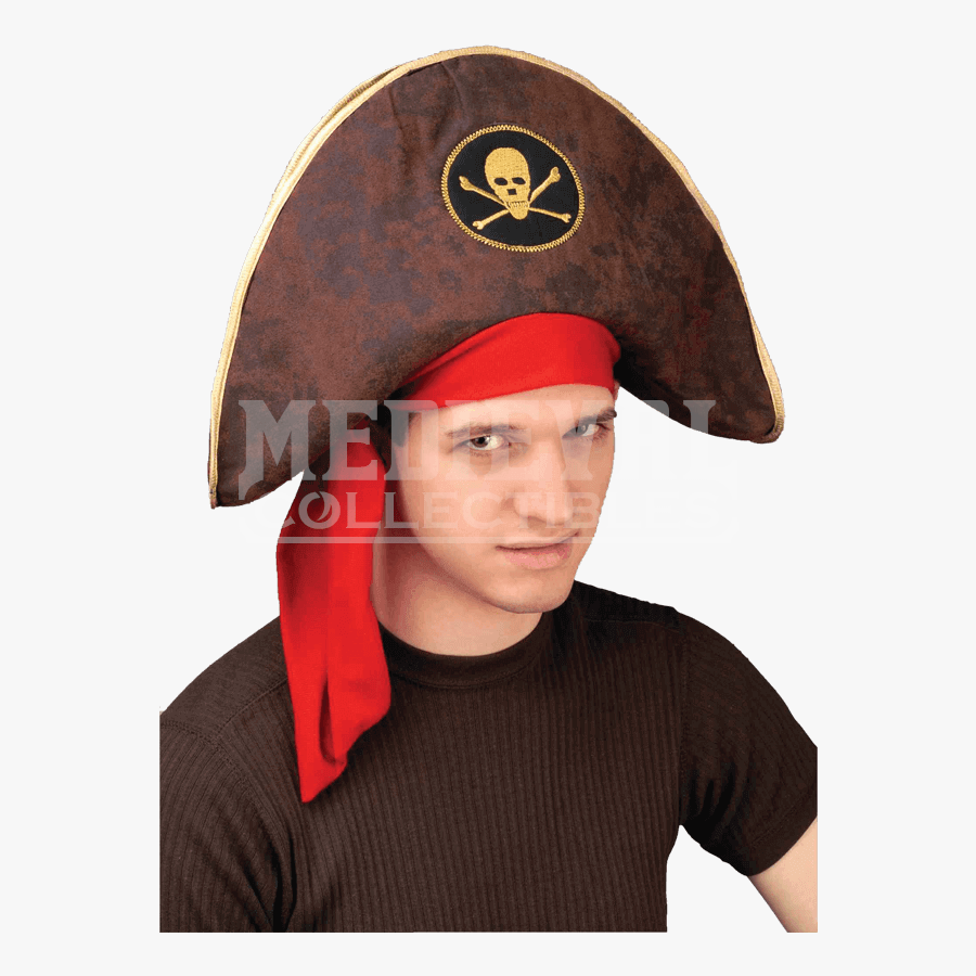 Clip Art Buccaneer Captain S Fm - Hat Pirate Captain, Transparent Clipart