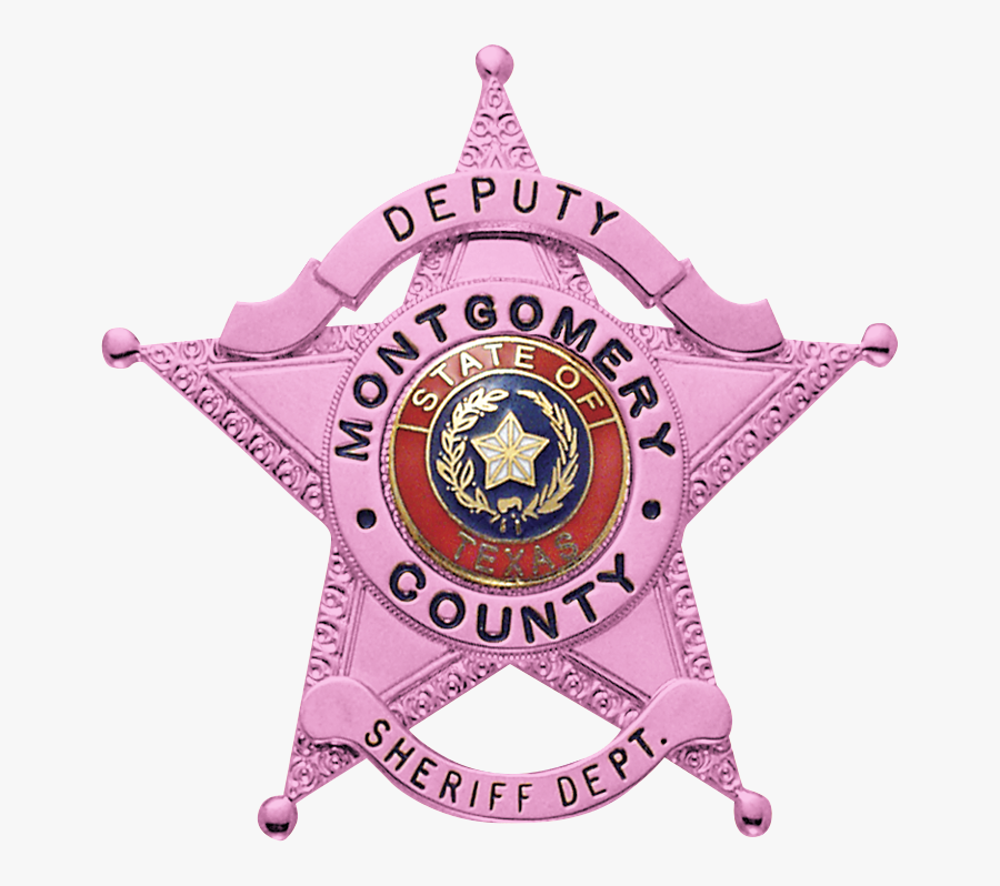 Texas Deputy Sheriff Badge, Transparent Clipart