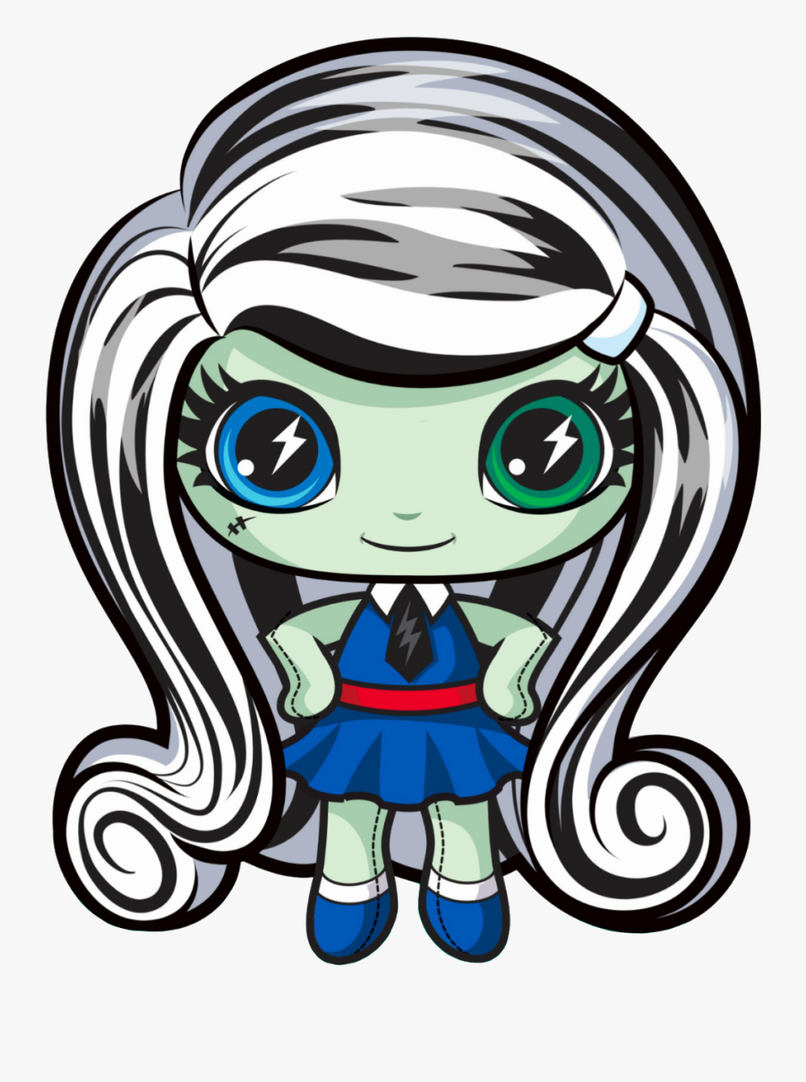 Monster High Mini Frankie Stein, Transparent Clipart