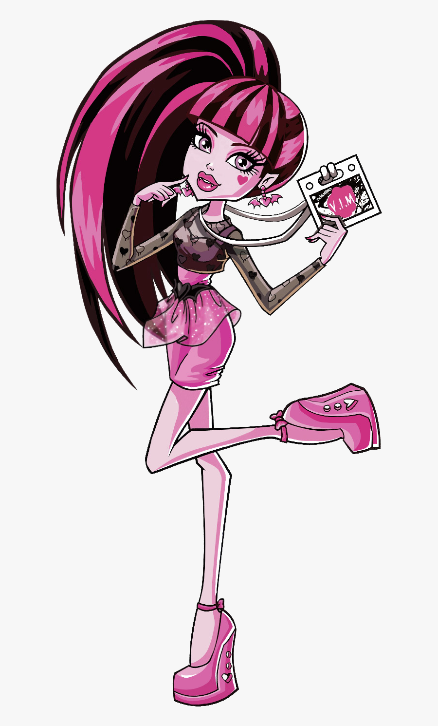 Monster High Draculaura Music Festival, Transparent Clipart