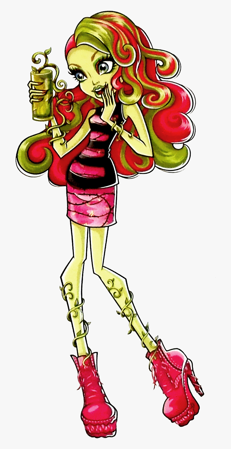 Monster High Wallpaper - Monster High Venus Mcflytrap Coffin Bean, Transparent Clipart