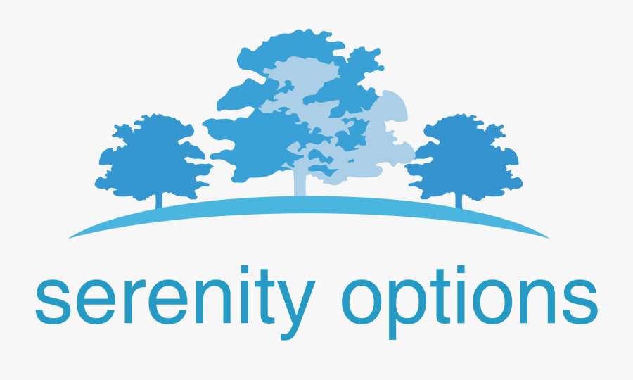 Serenity Options - Trees Landscape Logo Clipart, Transparent Clipart