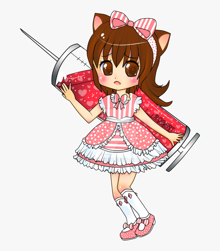 Nurse Drawing Needle - Illustration, Transparent Clipart