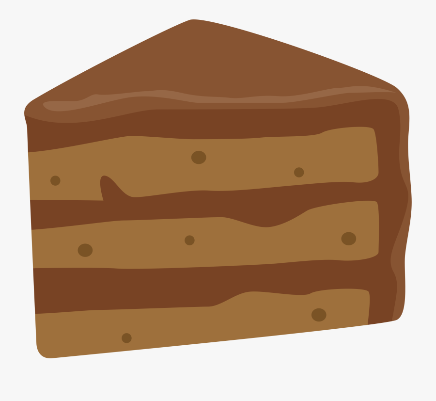 Pieces Clipart Chocolate Dessert - Basic Chocolate Cake Clip Art, Transparent Clipart