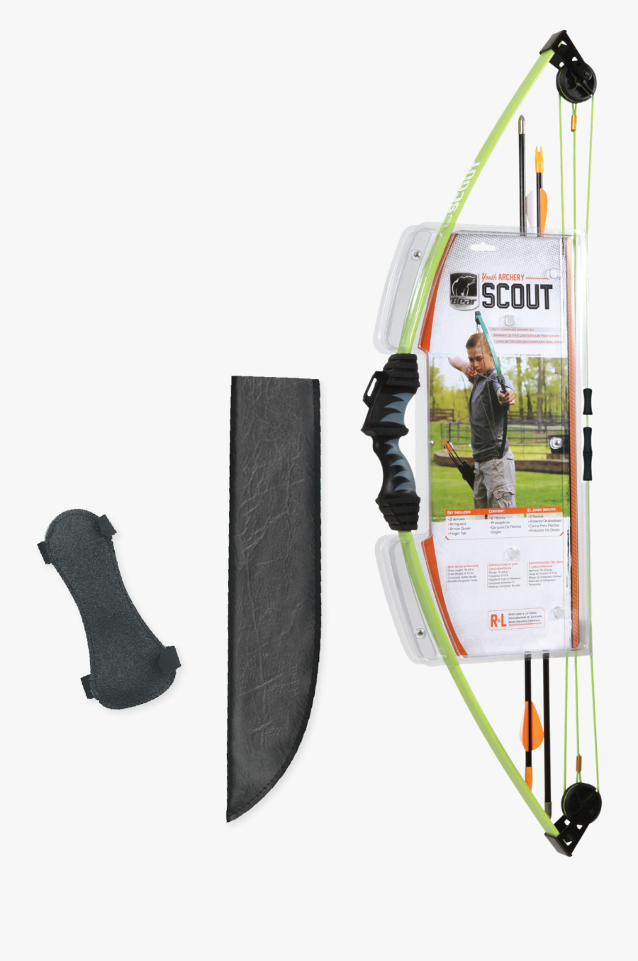 Bear Archery Scout Youth Bow, Transparent Clipart