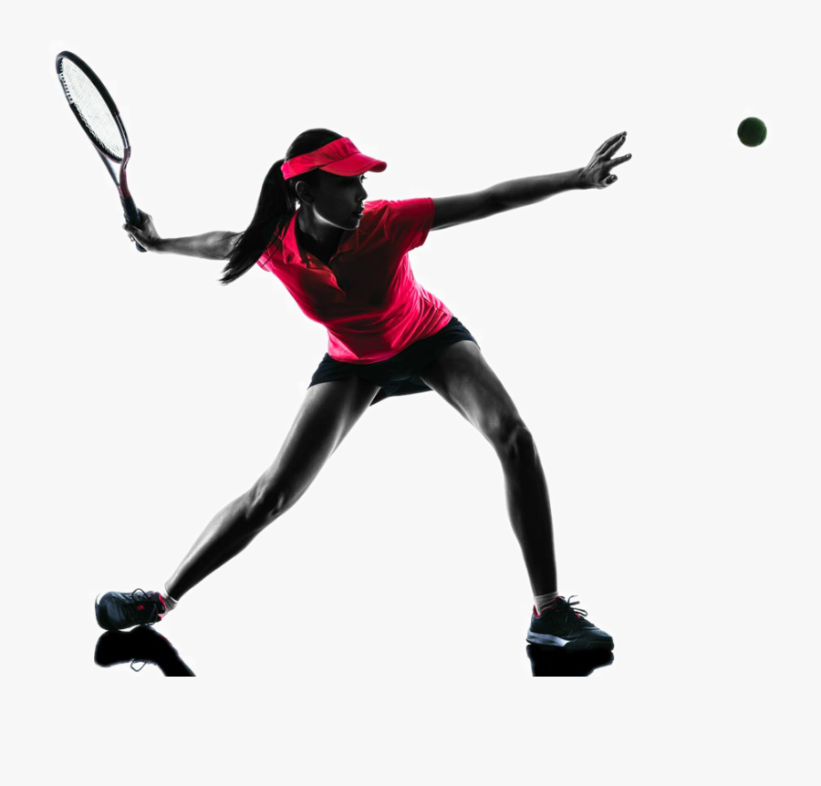 Tennis Player Stock Photography Silhouette Woman - Tennis Player Png, Transparent Clipart