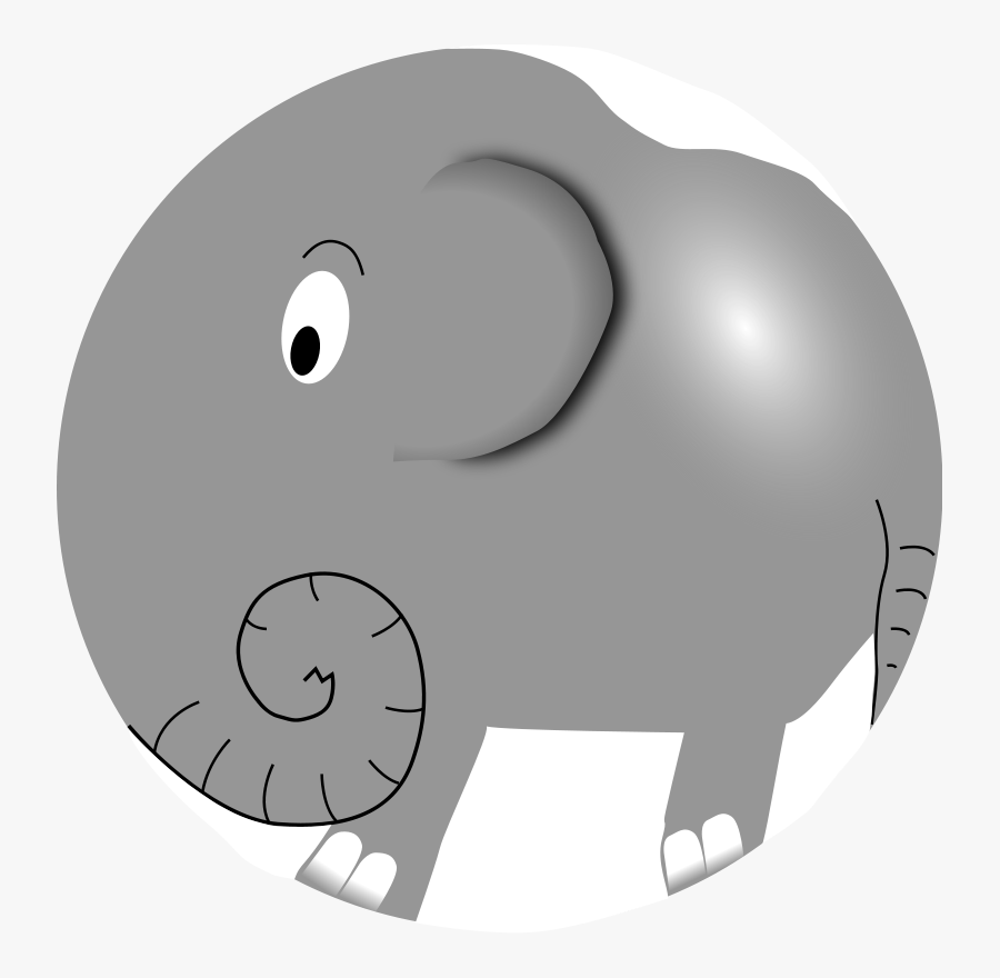 Dive Clip Art Download - Elephant Cartoon, Transparent Clipart
