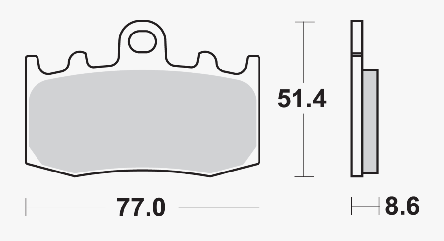 Bmw K 1200 S 2005-2008 Street Sintered Front Brake - Brake Pad, Transparent Clipart