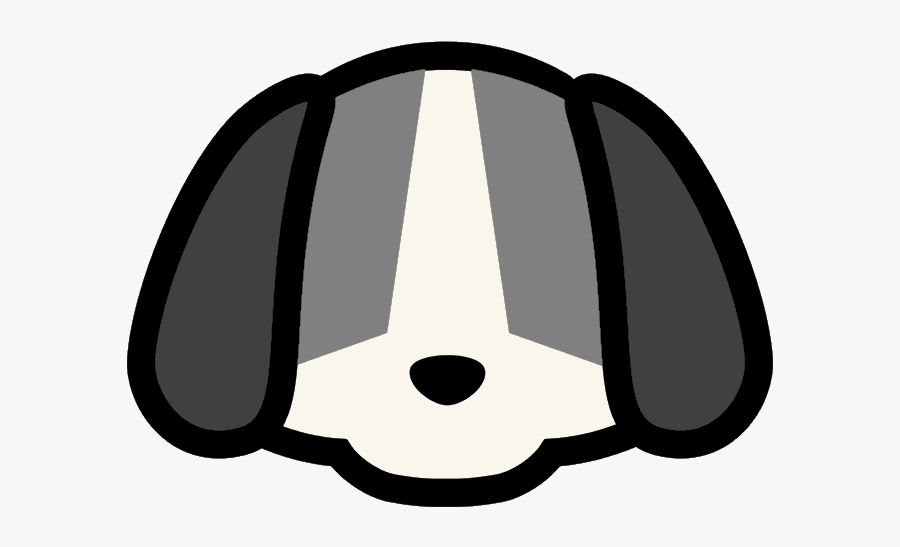 Cute Dog Face Cartoon, Transparent Clipart