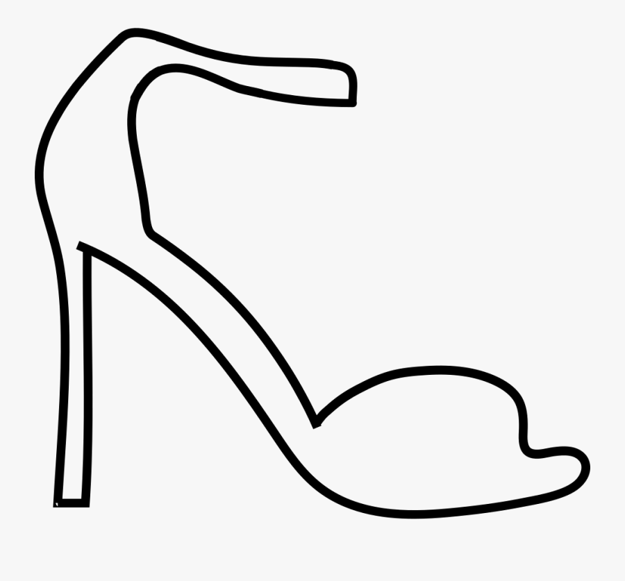 Clip Free Summer High Heel Sandals - Shoes Heels For Drawing, Transparent Clipart