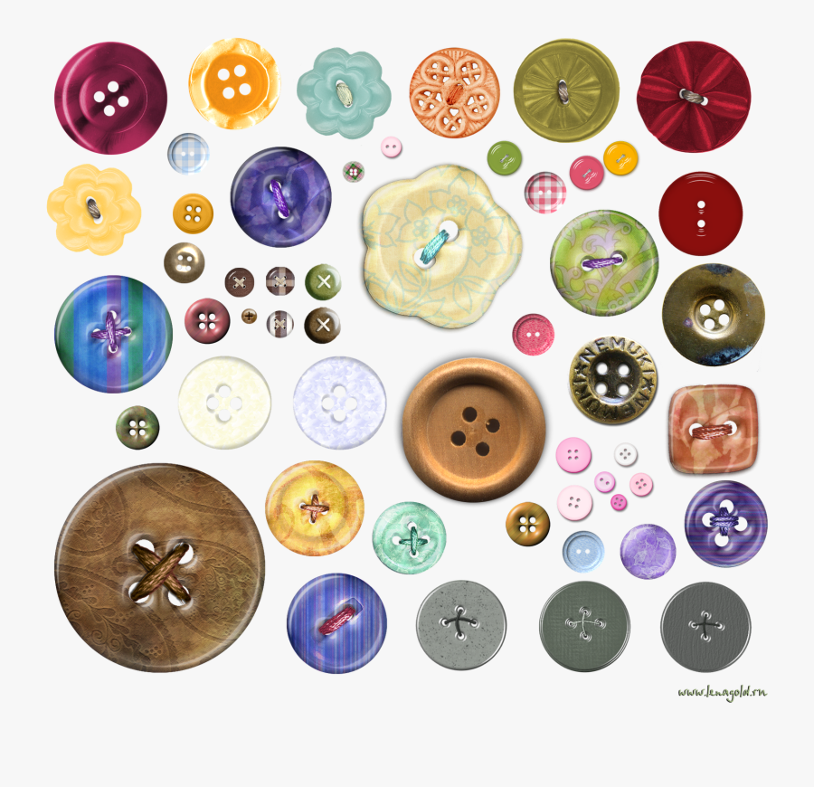 Button, Transparent Clipart