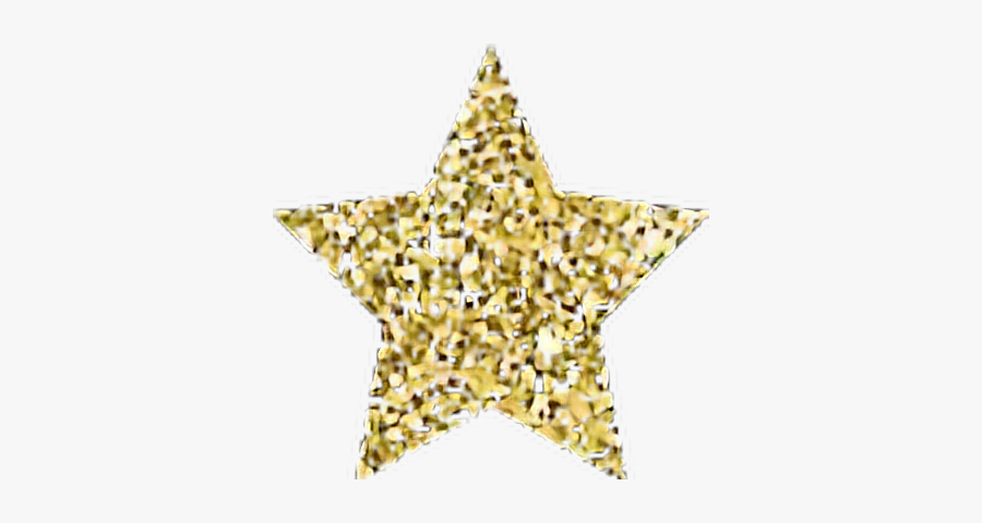 #star #gold #glitter #sparkle - Gold Glitter Star Png, Transparent Clipart