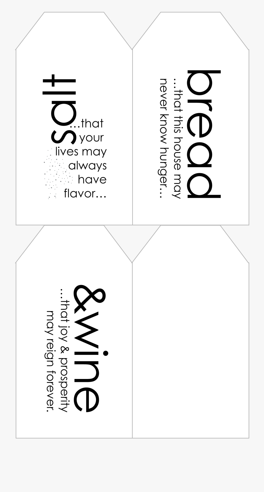 Bread Salt Wine Printable, Transparent Clipart