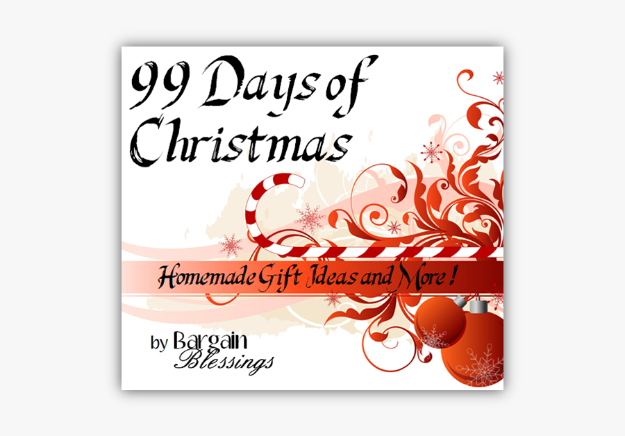 99 Days To Christmas, Transparent Clipart