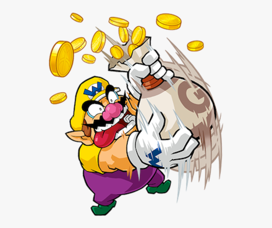 How Much Does It Cost To Make - Artwork Wario Land Shake, Transparent Clipart