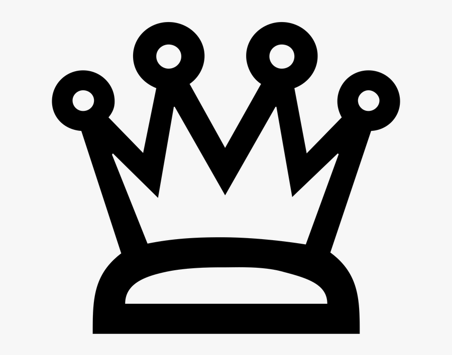 Clip - Silhouette Crown Png, Transparent Clipart