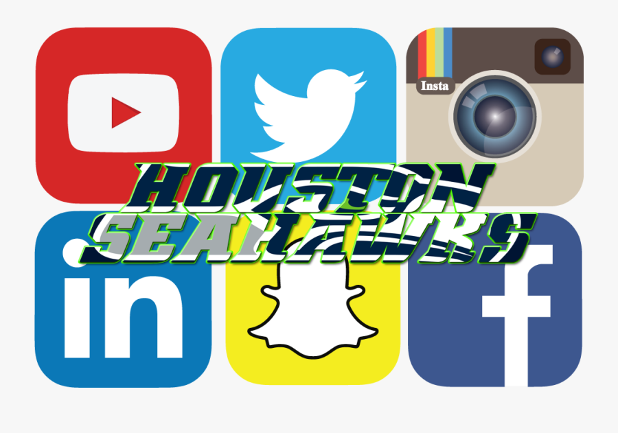 Social Media Icons App, Transparent Clipart