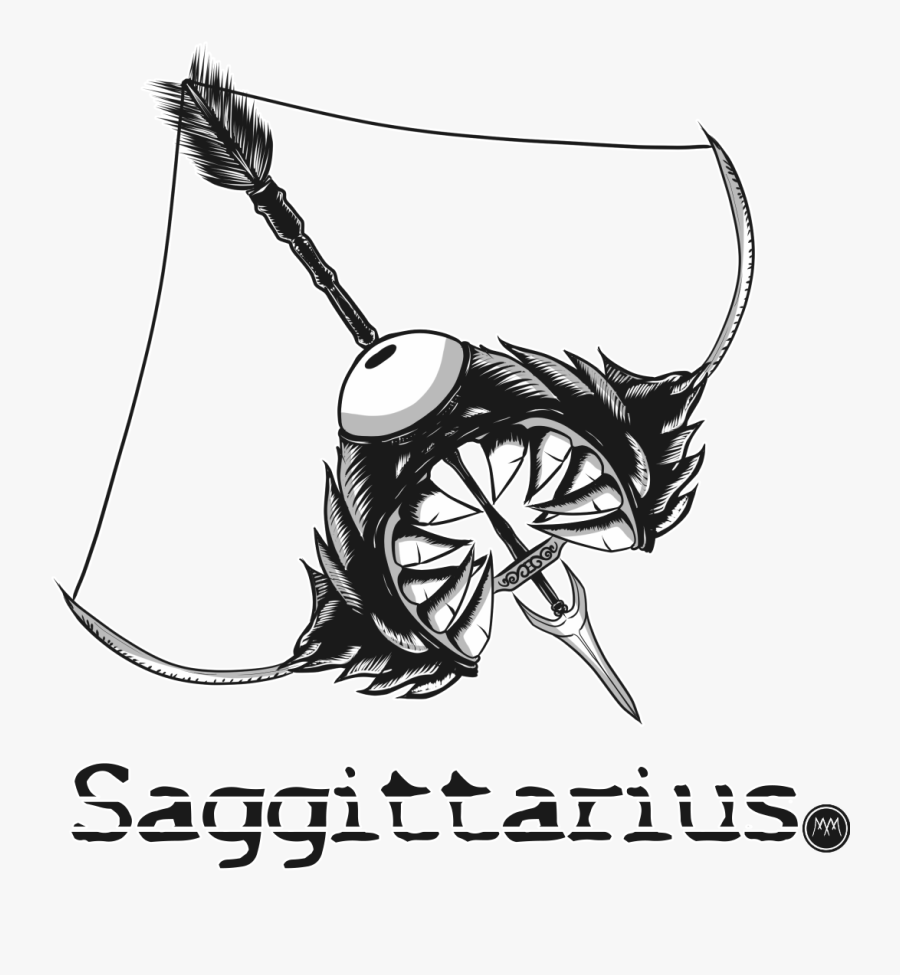 Sagittarius - Illustration, Transparent Clipart