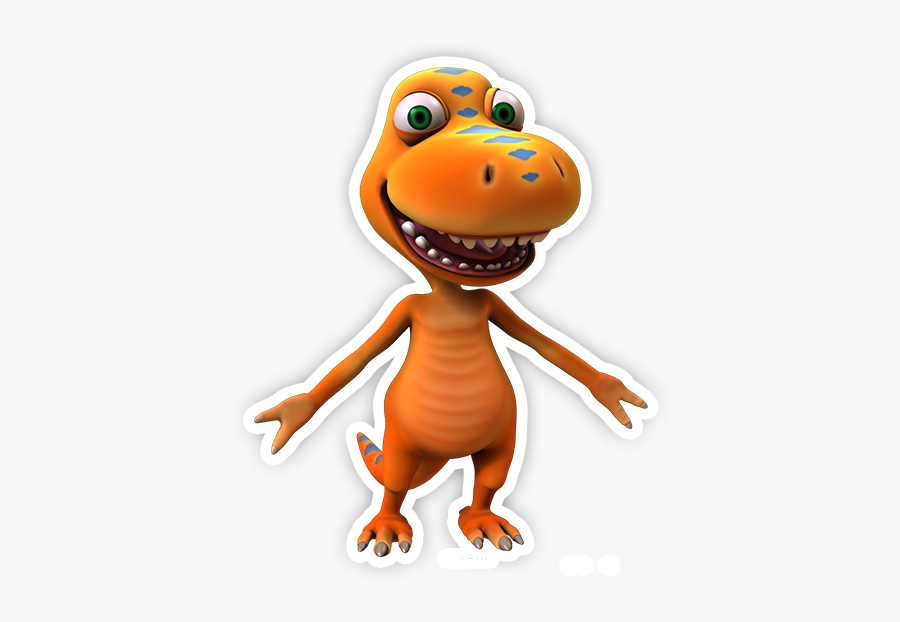 Paint And Match Messages Sticker-4 - Dinosaur Train Buddy, Transparent Clipart