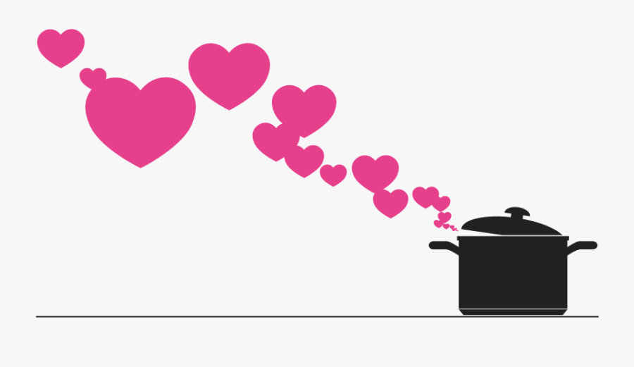 Elephants And Hearts, Transparent Clipart