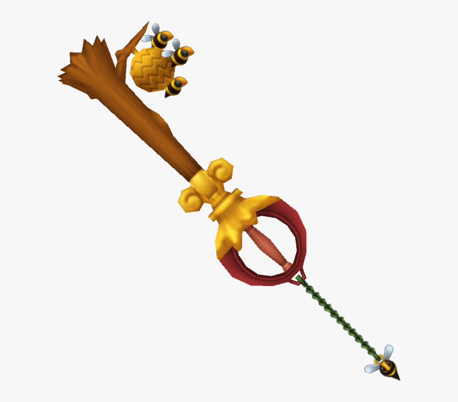 Sweet Memories - Kingdom Hearts Pooh Keyblade, Transparent Clipart