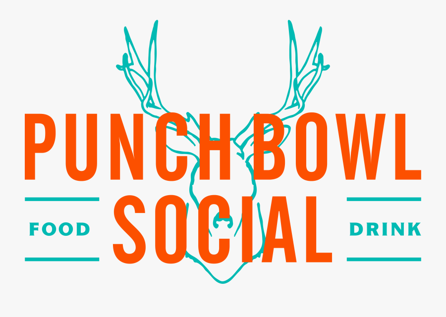 Punch Bowl Social Logo, Transparent Clipart