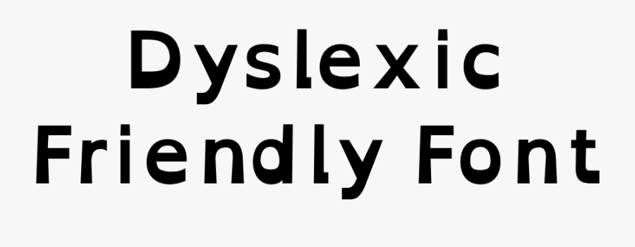 Clip Art Friendly Chad S Ict - Opendyslexic, Transparent Clipart