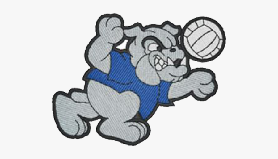 Bulldog Volleyball Clip Art, Transparent Clipart