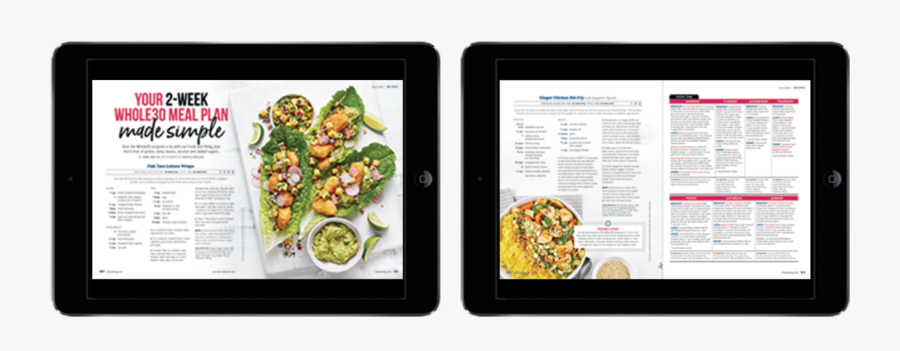 Mealplan-ipadmock - Side Dish, Transparent Clipart