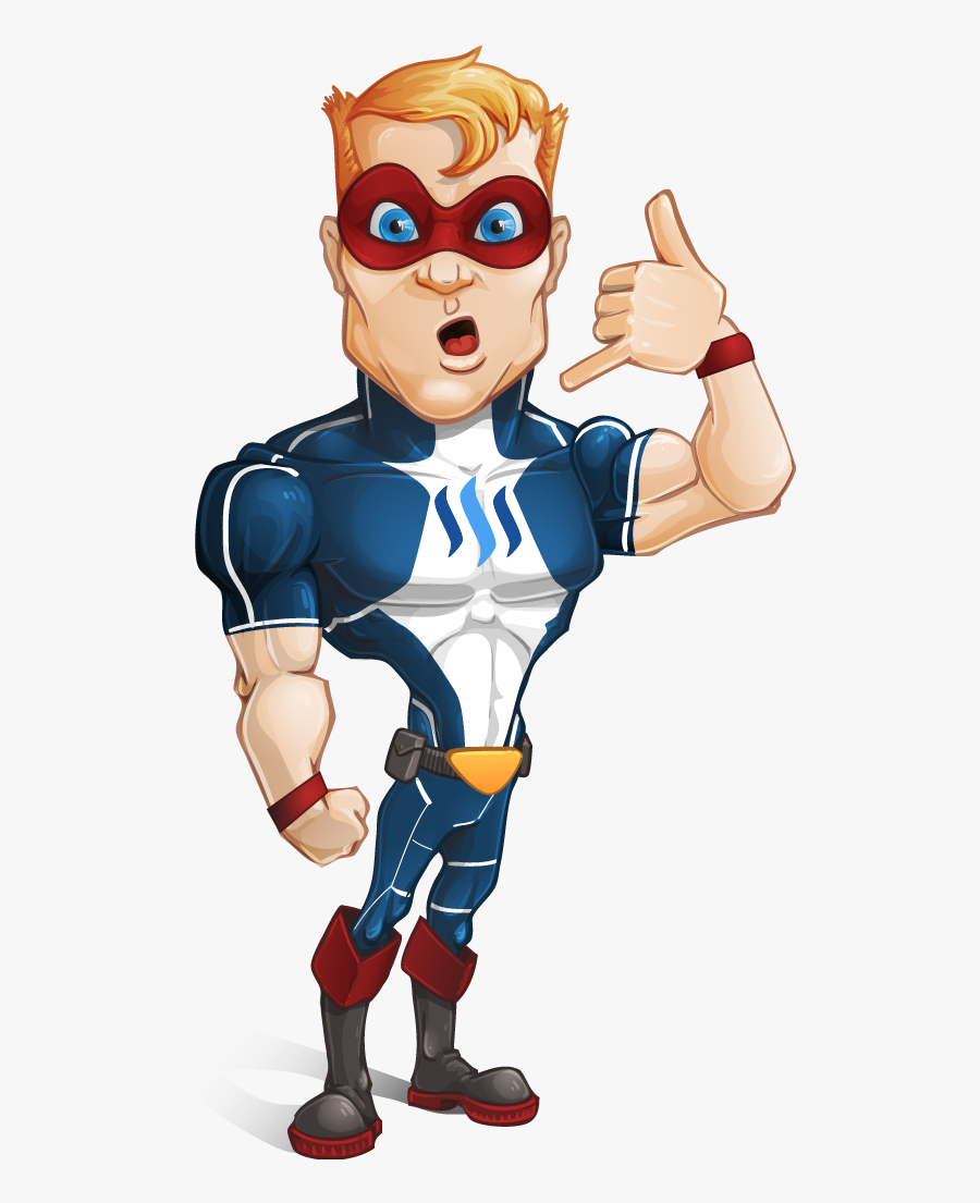 Greetings, Fair Steemians Letstalk - Super Hero Reading Png, Transparent Clipart